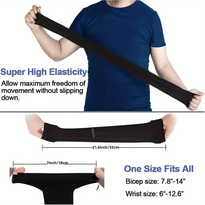 Rynx | 3 Pair of Breathable Sun Protection Sleeves - Breathable & UV-Protected Gear for Sports, Driving & Outdoor Adventures