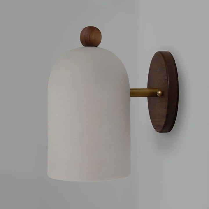 Lisslune | TimberSoul – Wabi-Sabi Walnut Wall Lamp for Natural Ambience