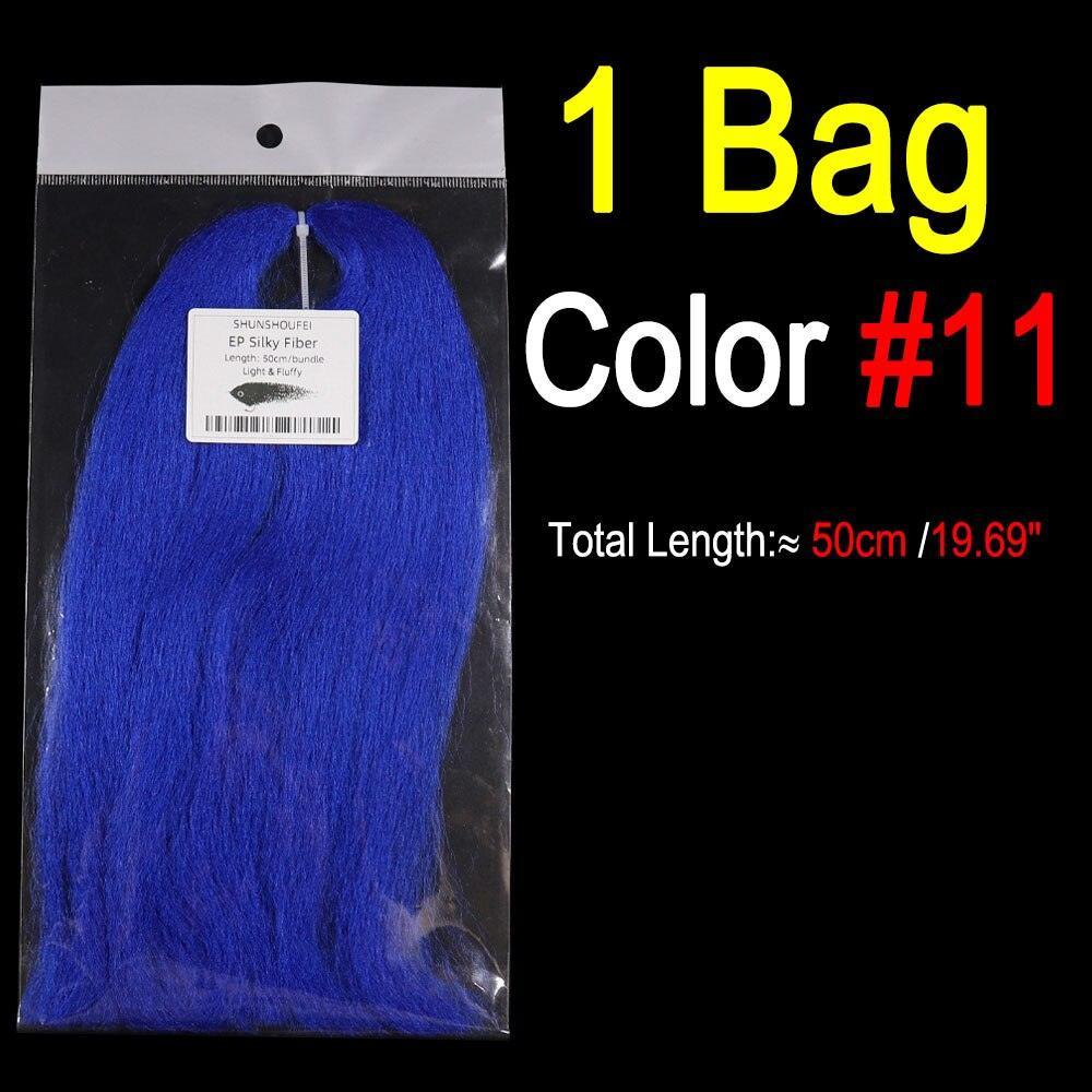 Lisslune | Vivid Synthetic Hair Fly Tying Material - High-Quality Fiber for Authentic Fly Designs