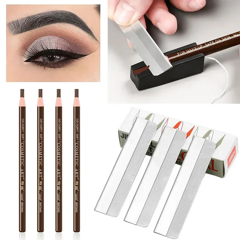 Rynx | 5pcs Professional Microblading Pen Permanent Eyebrow Pencil Tattoo Waterproof Art Tint Makeup Eyebrow Pencil Enhancer Cosmetics