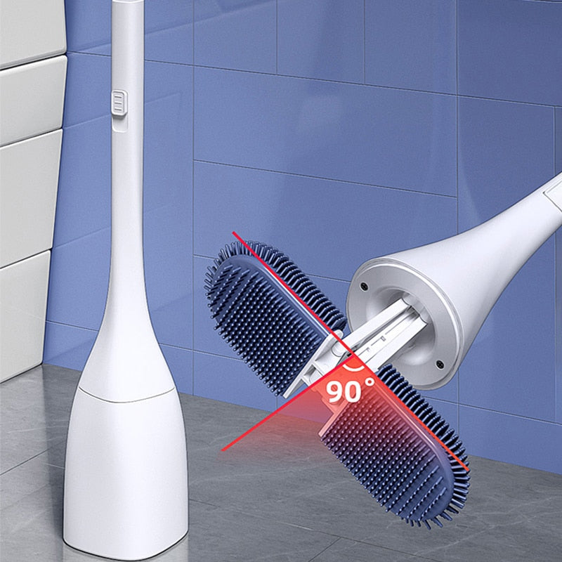Lisslune | Adjustable Double Head Roller Toilet Brush