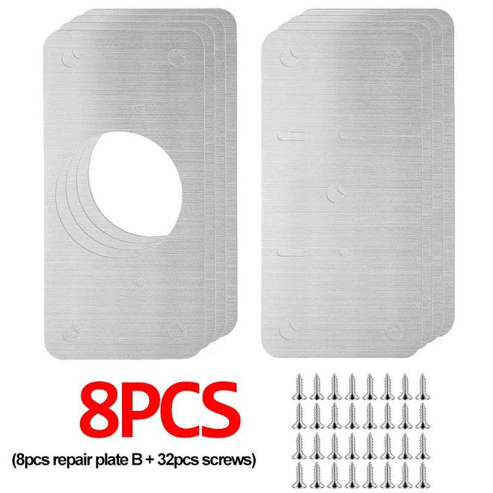 Lisslune | Premium Stainless Steel Silver Hinge Repair Solution for Furniture and Cabinet Revitalization