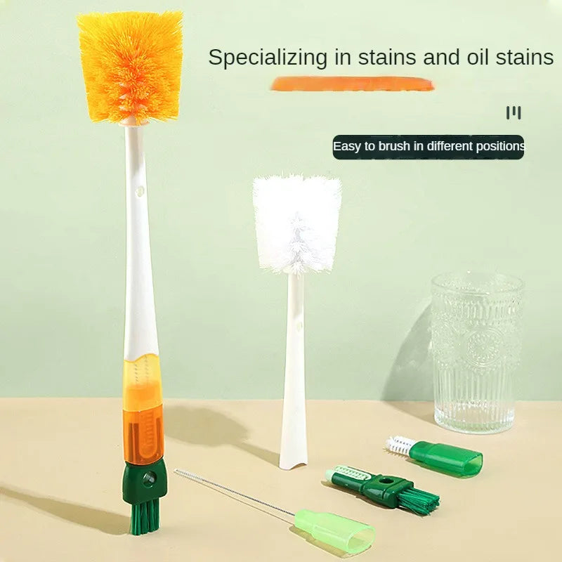 Lisslune | Ultra Scrub Multipurpose Long Arm Kitchen Brush Set