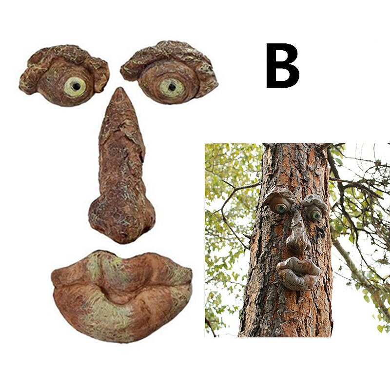 Lisslune | Eyes of Nature: Tree Face Bird Feeder Station