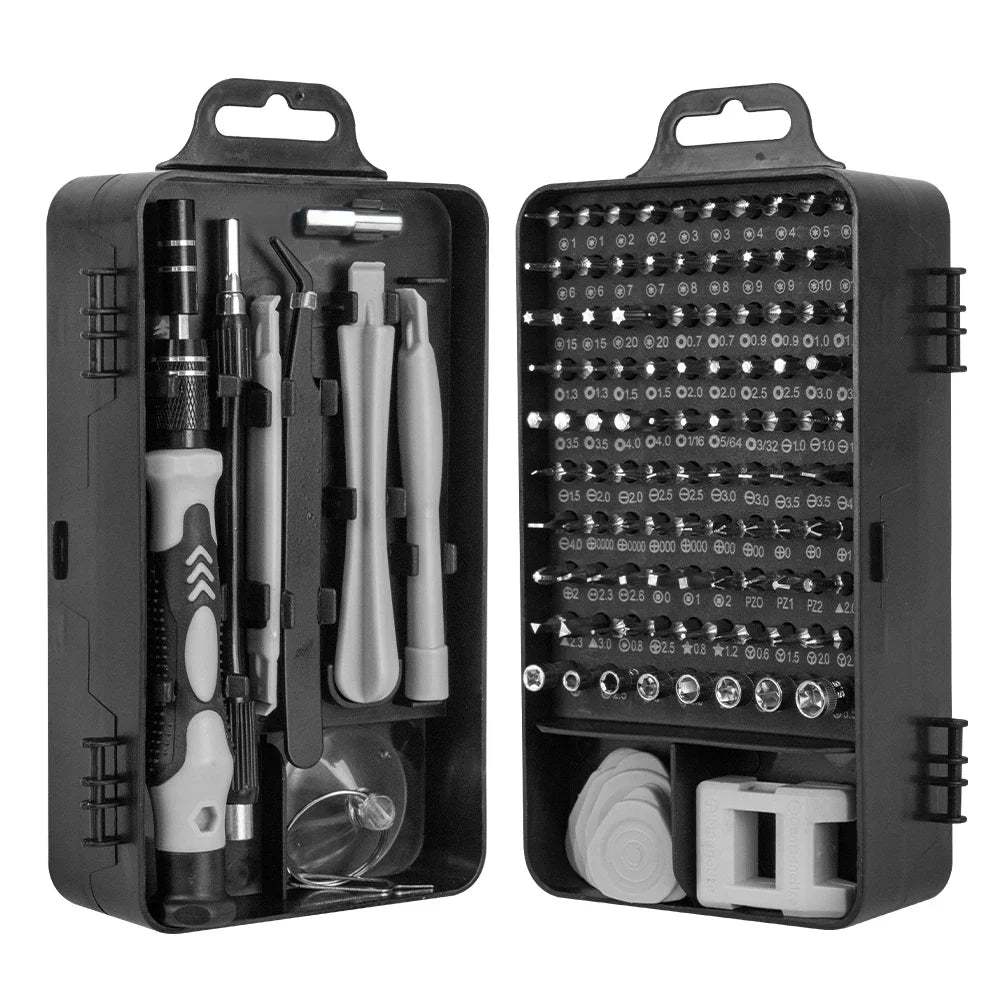 Lisslune | 115-in-1 Precision Screwdriver Set with Magnetic Repair Tools – ProFix
