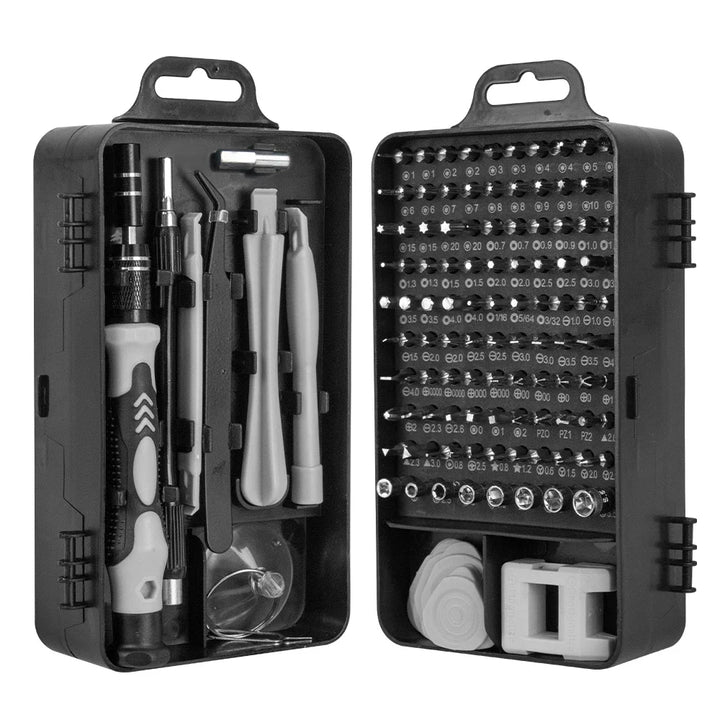 Lisslune | 115-in-1 Precision Screwdriver Set with Magnetic Repair Tools – ProFix