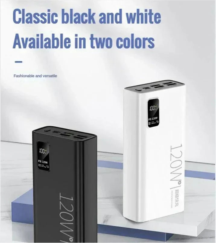 Lisslune | Ultimate 120W Fast Charging Power Bank - High Capacity Mobile Device Charger