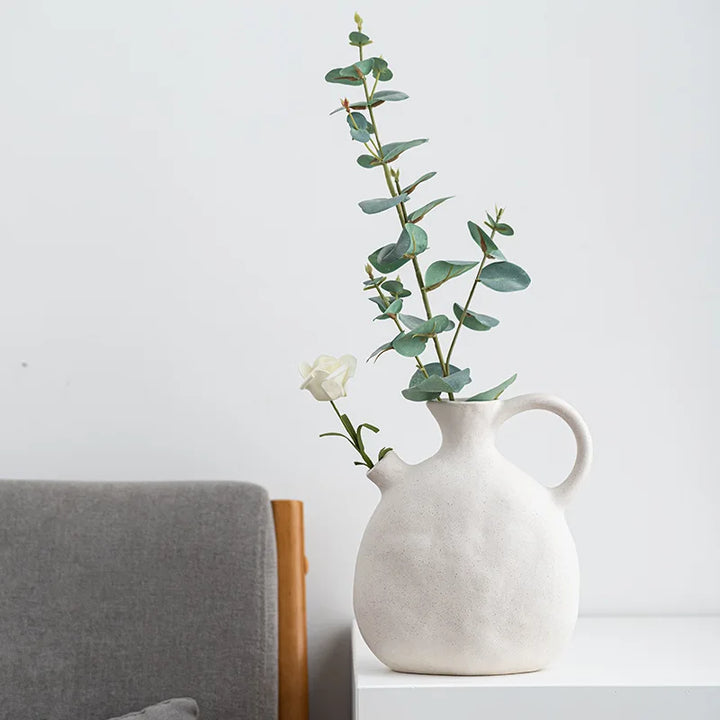Lisslune | GlossyCharm - Textured ceramic vase