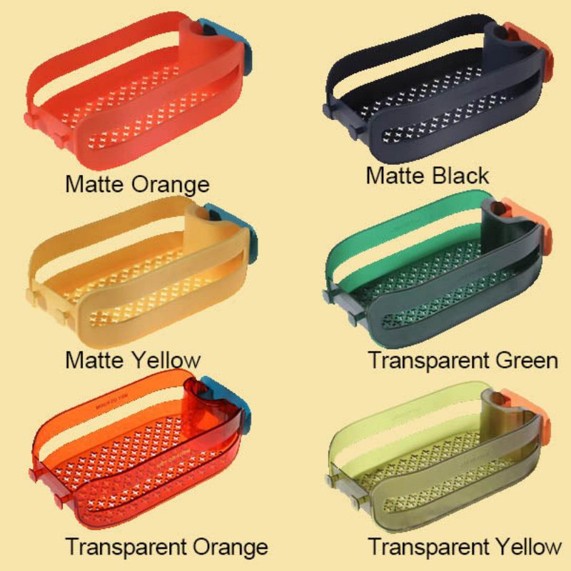 Lisslune | 2in1 Sponge Holder Sink Organizer Rack