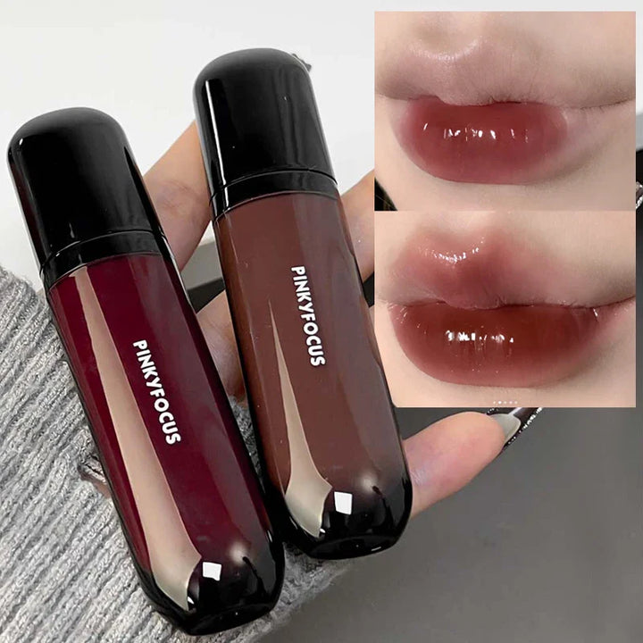 Rynx | Water Glass Lip Gloss Liquid Lipstick Waterproof Clear Moisturizing No Faded Color Gel Lipstick Makeup Women Korean Cosmetics