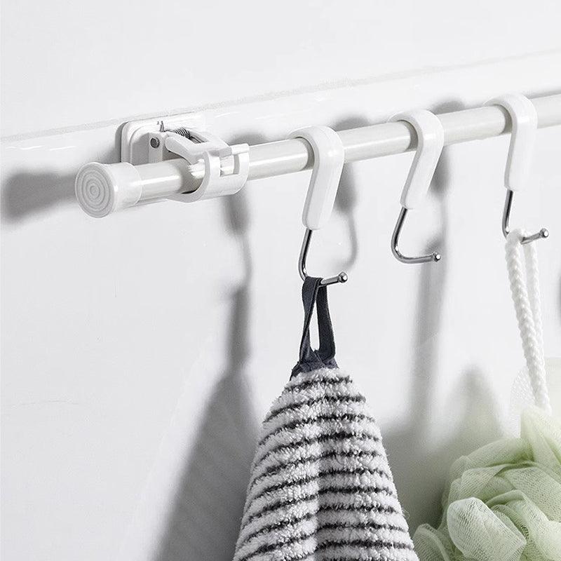 Lisslune | Robust waterproof curtain rod brackets with easy peel-and-stick installation