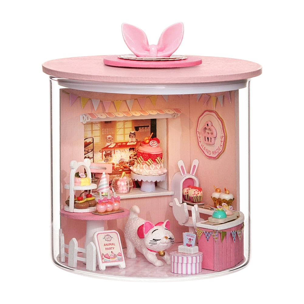 Lisslune | Mini Mansion Wooden Furnished Doll House