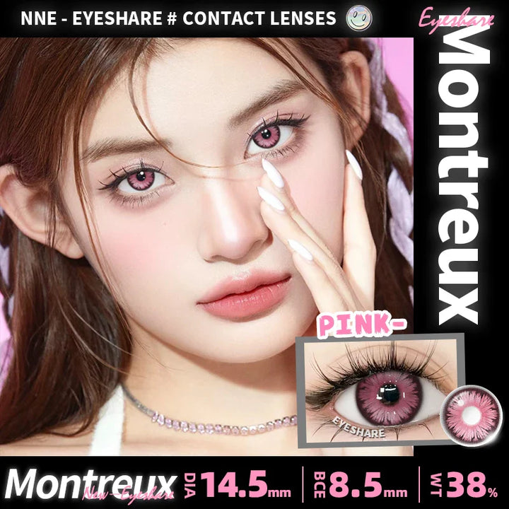 Rynx | 1 Pair purple lenses for eye color contact lenses anime pink lenses blue pupils for eyes Y2K lenses for natural eyes