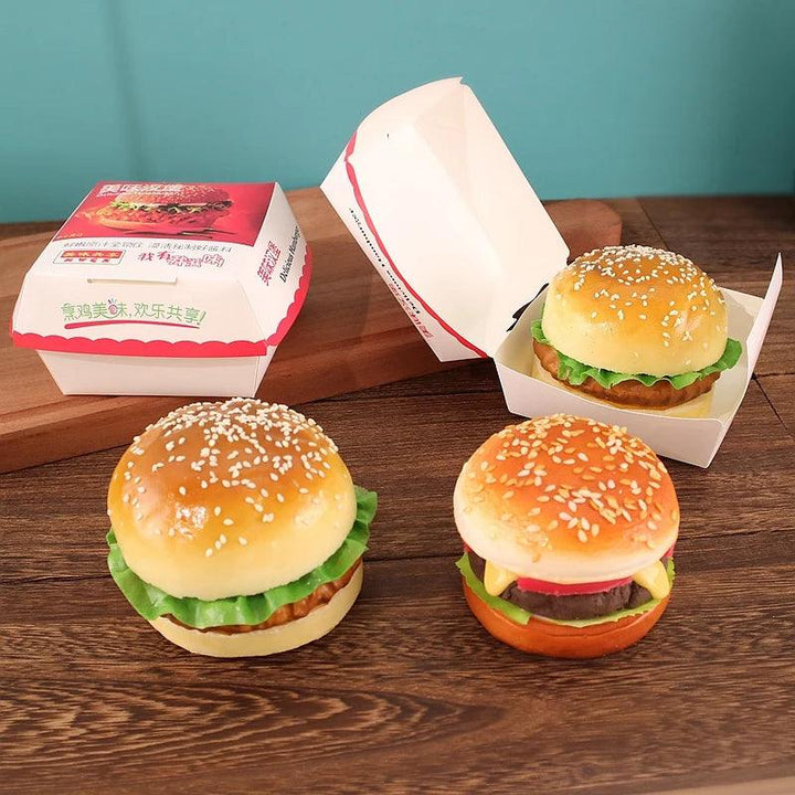 Lisslune | Lifelike Jumbo Big Mac Model - Ideal for Home Decor and Photography