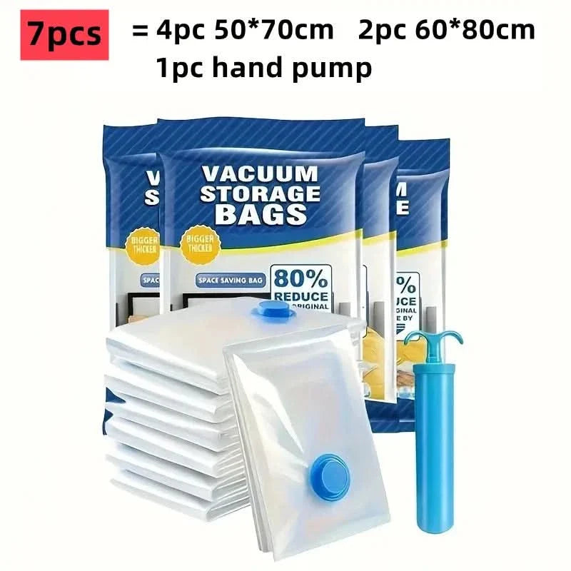 Lisslune | STORAGEPRO VACUUM BAGS – Vacuum compression bags for space-saving storage of clothes & bedding