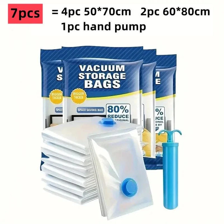 Lisslune | STORAGEPRO VACUUM BAGS – Vacuum compression bags for space-saving storage of clothes & bedding