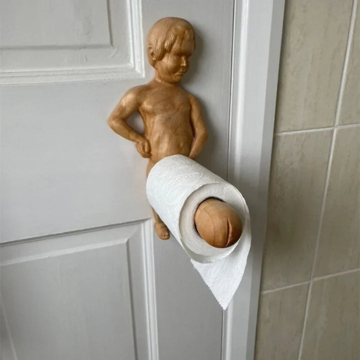 Lisslune | Wood Toilet Paper Holder Phallus