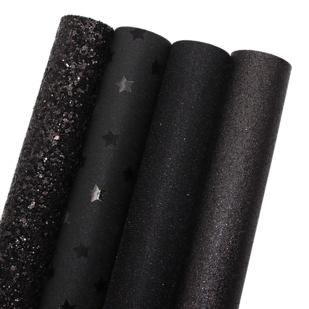 Lisslune | Glamorous Synthetic Leather DIY Craft Kit: Sparkle & Shine Bundle