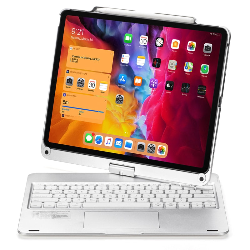 Lisslune | Wireless Backlit Keyboard iPad Holder Case