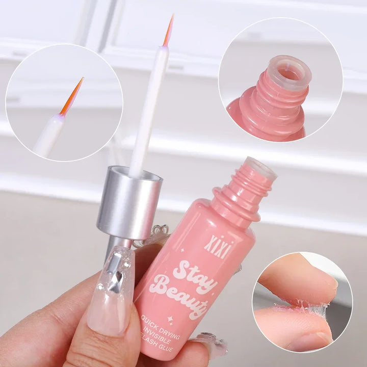 Rynx | Quick-drying invisible eyelash glue Styling transparent natural false eyelashes extension glue self-adhesive waterproof Makeup