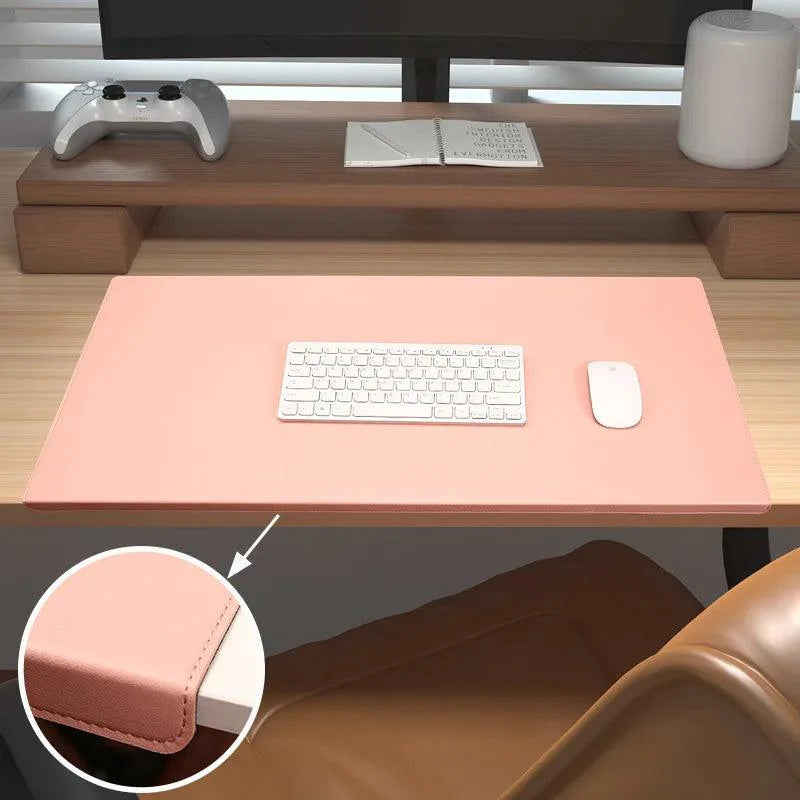 Lisslune | PU leather desk mat with adjustable elbow and wrist support