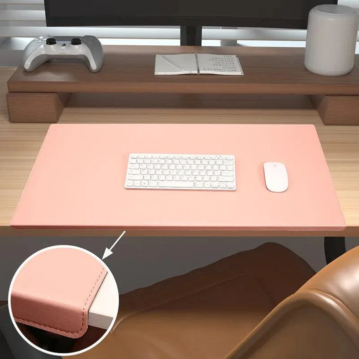 Lisslune | PU leather desk mat with adjustable elbow and wrist support