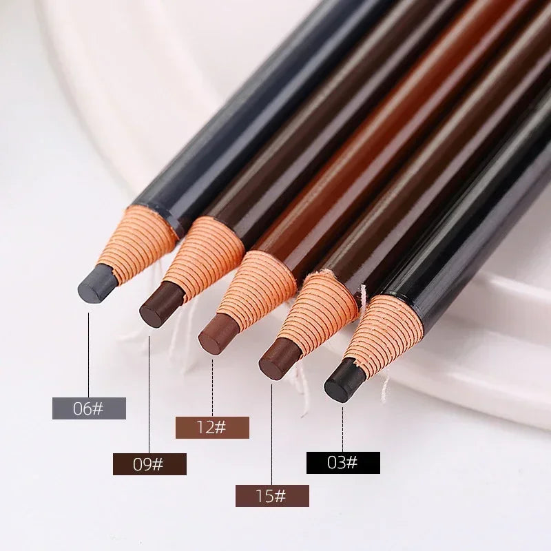 Rynx | 5pcs Professional Microblading Pen Permanent Eyebrow Pencil Tattoo Waterproof Art Tint Makeup Eyebrow Pencil Enhancer Cosmetics