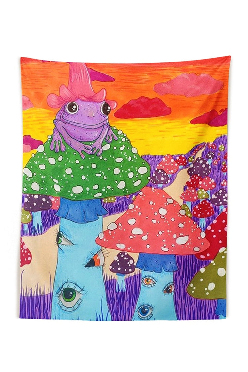 Lisslune | Frogs World Psychedelic Tapestry