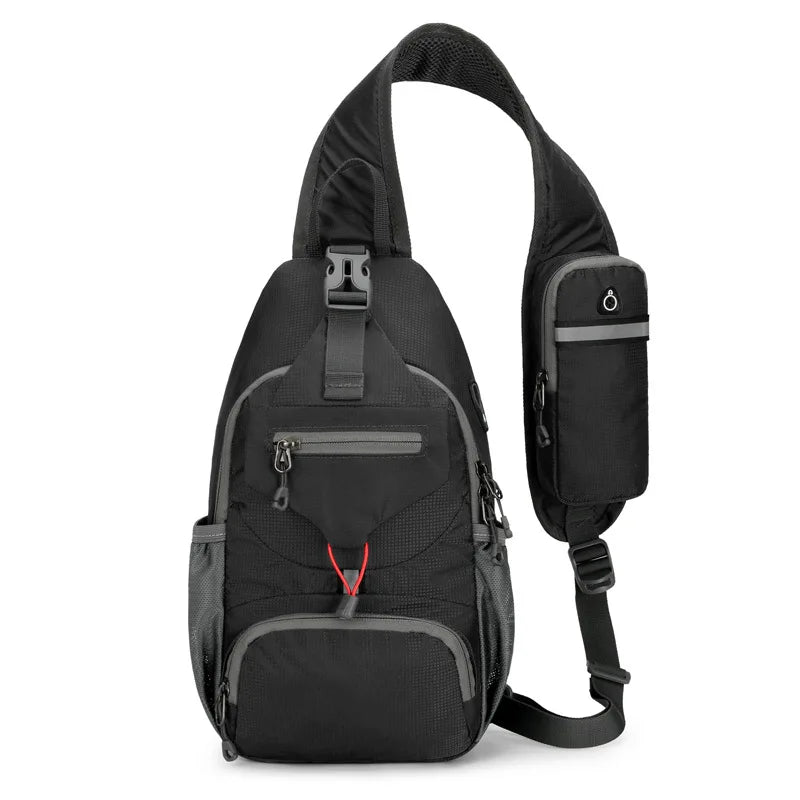 Lisslune | SecurePack | Anti-Theft Waterproof Multi-Pocket Shoulder Backpack – Lightweight Crossbody Travel Bag