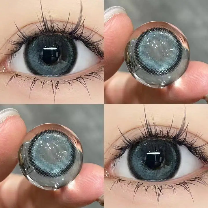 Lisslune | 2 Piece Natural Korea Contact Lenses Myopia Prescription Color Cosmetic Circle Beauty Pupil Makeup Lens New Fast Shipping