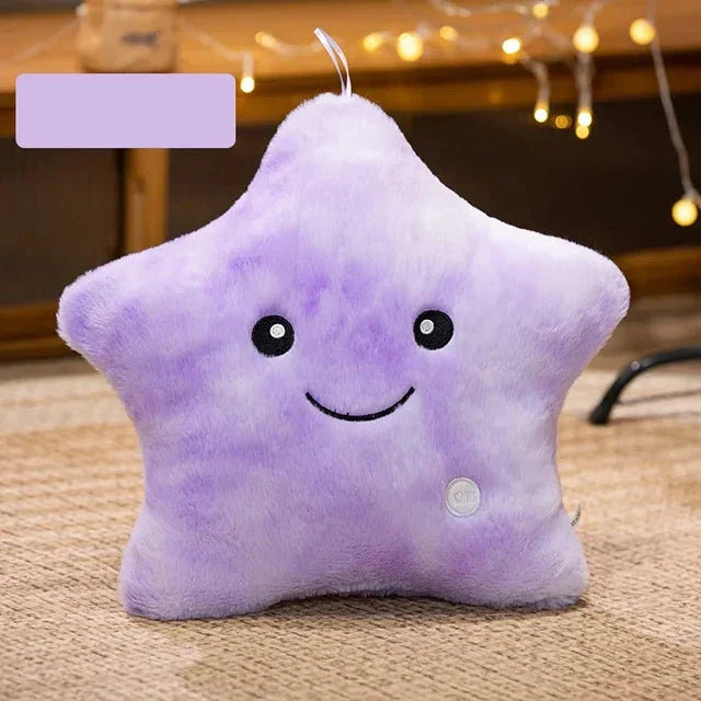 Lisslune | LED Star Plush Light - Soft Glow Star Pillow Doll, Plush Toy for Kids & Home Decor, Perfect Birthday Gift