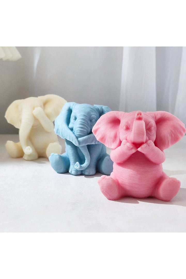 Lisslune | Elephant Candle Shape