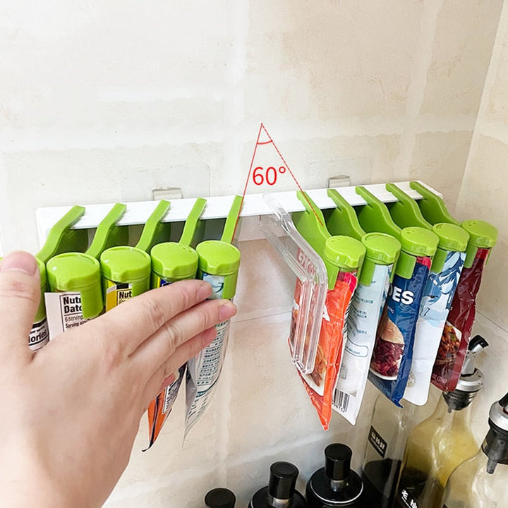 Lisslune | Wall-Mounted Hang Around Seasoning Station Rack
