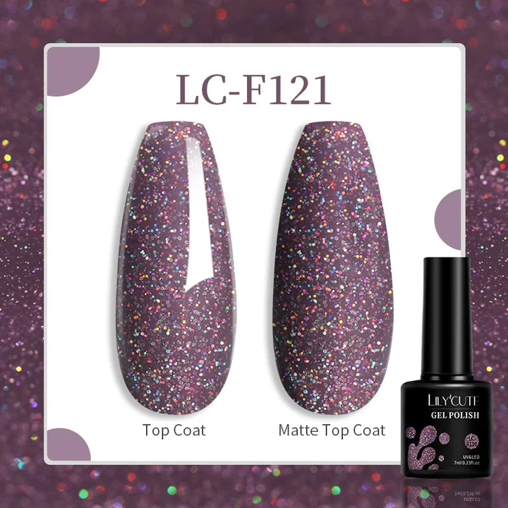 Rynx |7ML Snowlight Cat Magnetic Gel Nail Polish Grow-In-Dark Reflection Glitter Laser Semi-Permanent Soak Off UV Gel Nail Polish