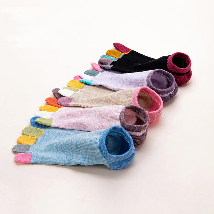 Lisslune | Colorful Toe Socks (5 Pairs)
