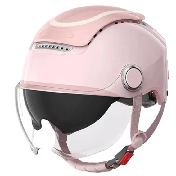 Lisslune | Open Face Motorcycle Helmet with Dual Lenses & Breathable Summer Design – RiderMax
