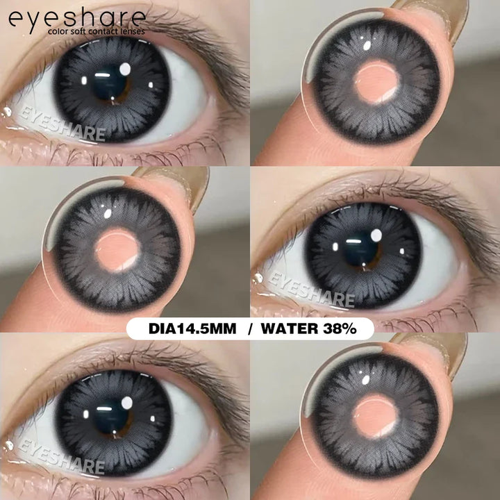 Rynx | 1 Pair Cosplay Colored Contact Lenses Anime Blue Lenses Purple Eyes Halloween Makeup Contacts Annual Pink Beauty Pupils