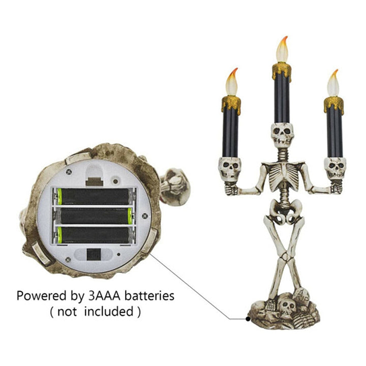Lisslune | Scary Skeleton Halloween Candle Lights