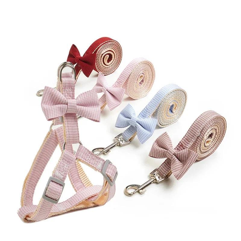 Lisslune | Beautiful, star-shaped adjustable harness and leash set for small pets