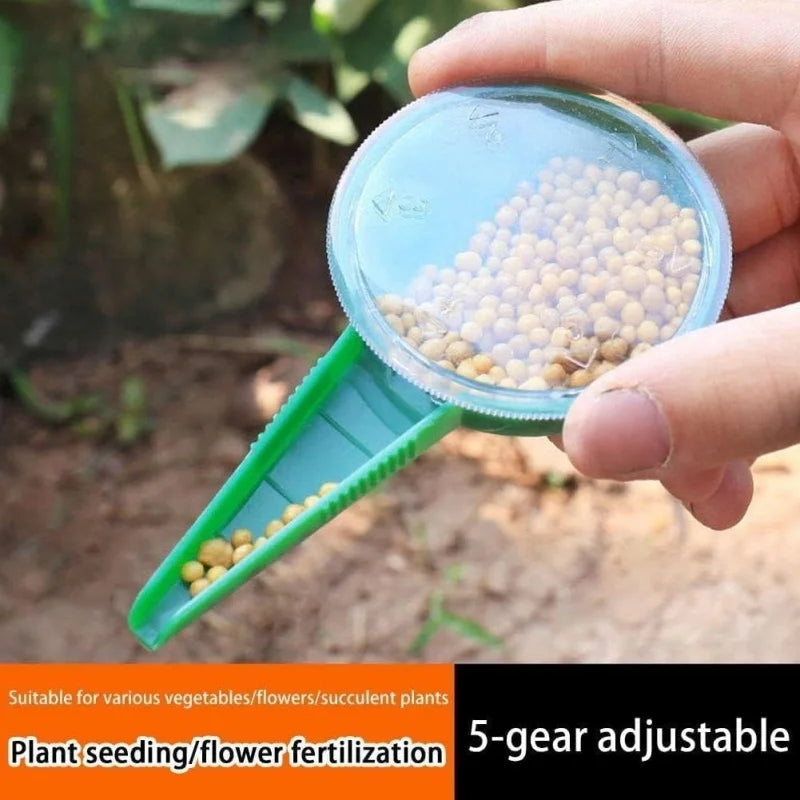 Lisslune | Adjustable Seed Spreader – Precise Garden Seed Distributor for Easy Application