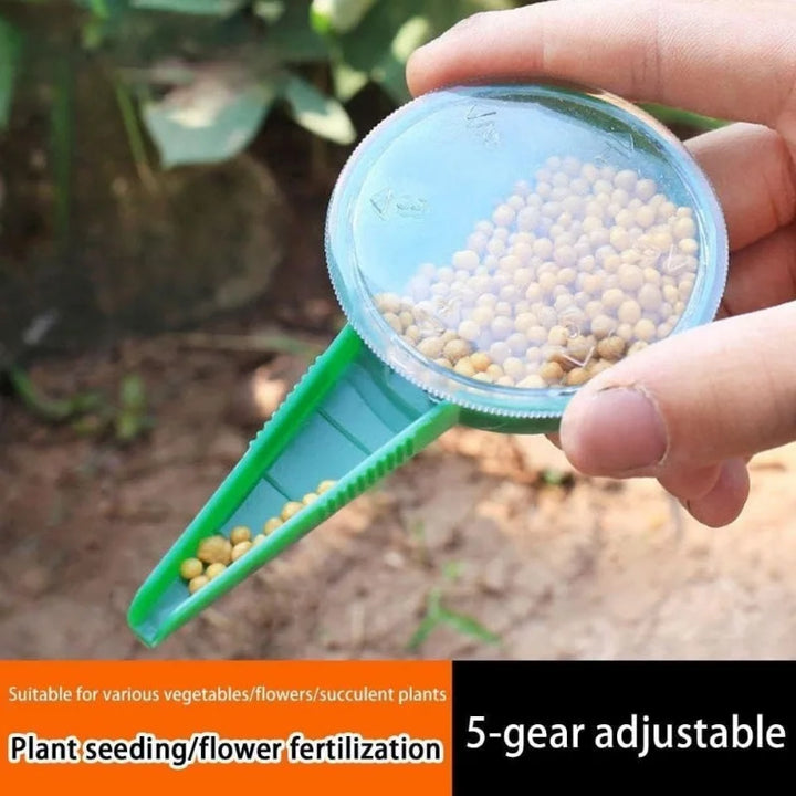 Lisslune | Adjustable Seed Spreader – Precise Garden Seed Distributor for Easy Application