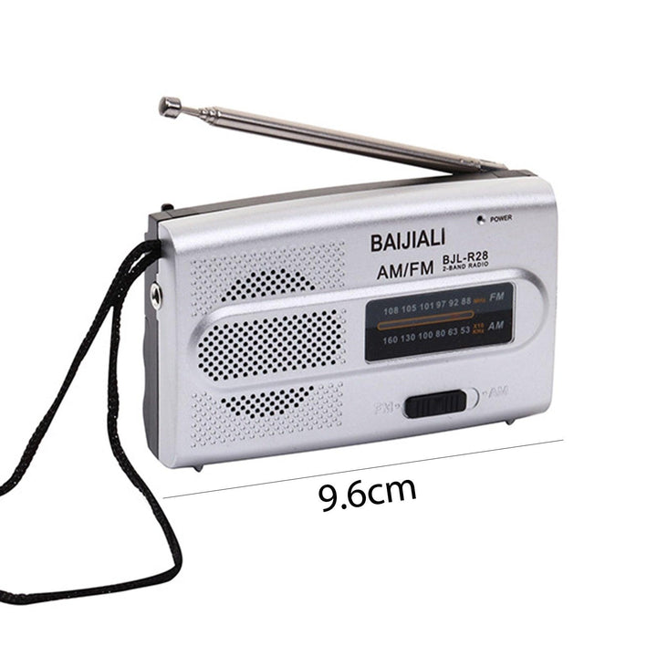 Lisslune | Red Senior-Friendly MP3 Music Player with FM Radio - Compact Design with USB and TF Card Support
