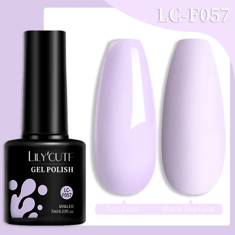 Rynx | 7ml Glitter Gel Nail Polish Semi Permanent Sequins Soak Off UV Gel Colorful DIY Nail Art Polishes