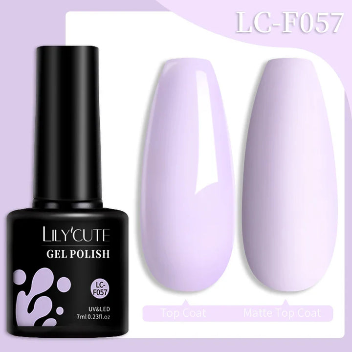 Rynx | 7ml Glitter Gel Nail Polish Semi Permanent Sequins Soak Off UV Gel Colorful DIY Nail Art Polishes