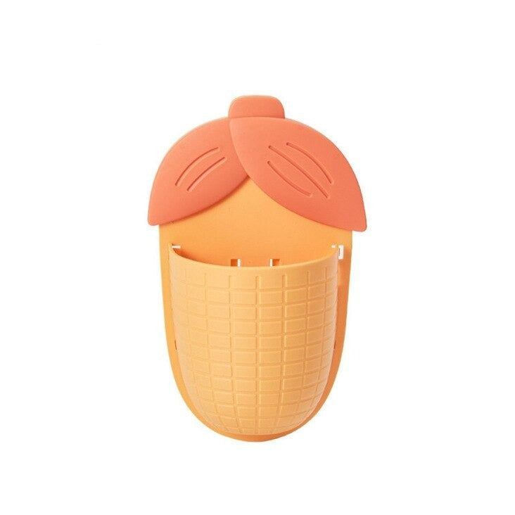 Lisslune | Leaf Shaped Punch Free Wall Storage Rack