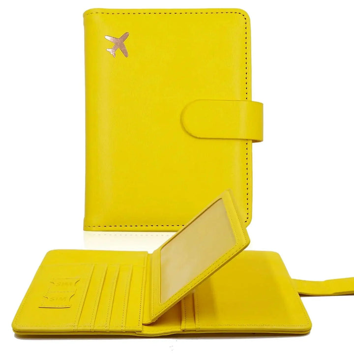 Lisslune | Stylish RFID-blocking passport holder with card organizer for travelers