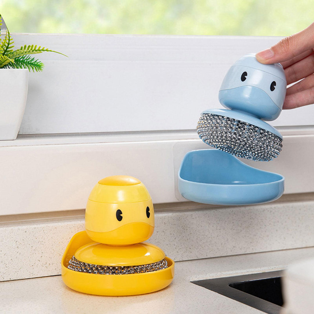 Lisslune | Duck Shape Dishwashing Scrubber