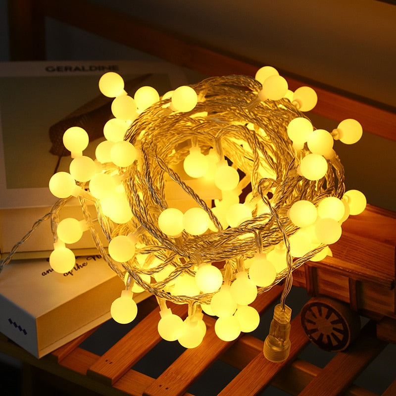 Lisslune | LED Fairy Bubble String Lights Festive Lights