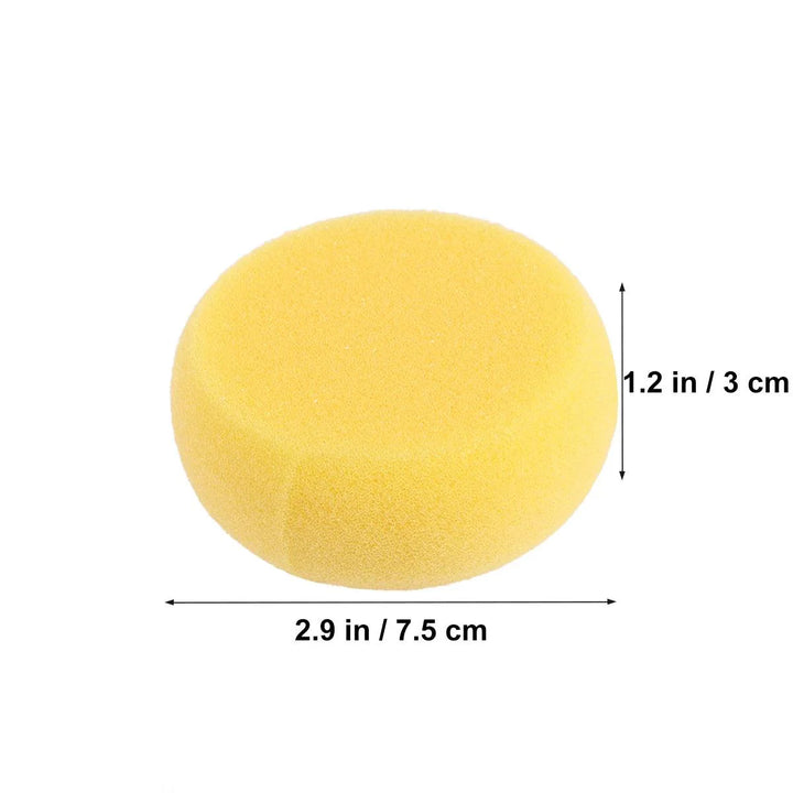 Lisslune | Golden Sunshine Creative Sponge Set - 12 Round Watercolor Tools for Artistic Expression