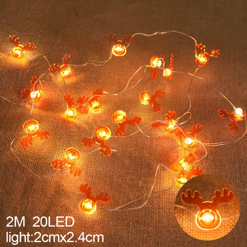 Rynx Snowflake LED Light Christmas Decorations For Home Hanging Garland Christmas Tree Decor Ornament Christmas Xmas Gift New Year